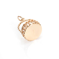 Vintage Basket Charm in 14K Yellow Gold