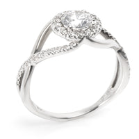 GIA Certified James Allen Diamond Engagement Ring in 14K Gold (0.75 ct H/IF)