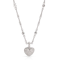 Tiffany & Co. Diamond Heart Necklace in Platinum 1.55CTW