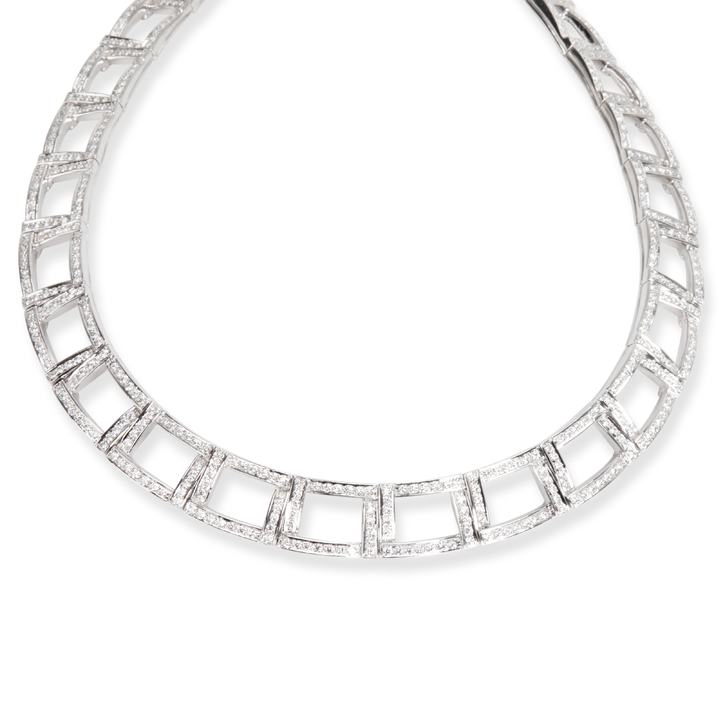 Tiffany & Co. Diamond Link Choker Necklace