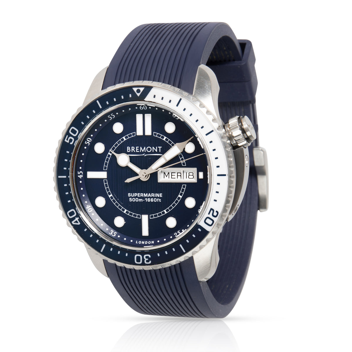 Bremont Supermarine S500/BL Men's Watch in  Stainless Steel