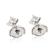 Tiffany & Co. Princess Cut Diamond Stud Earring in  Platinum G VS1 0.84 CTW
