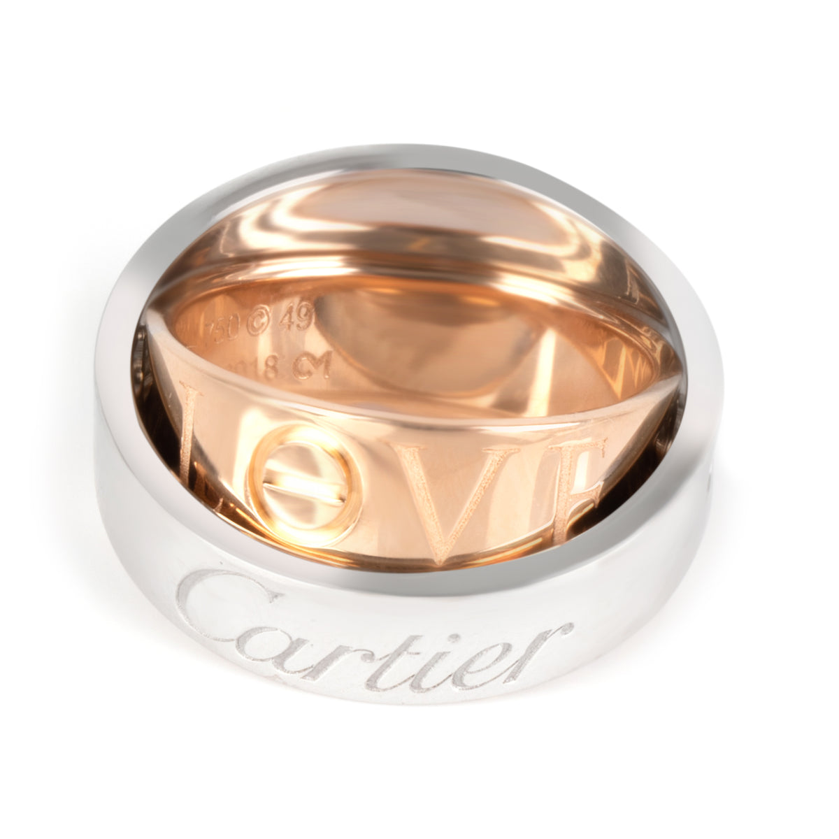 Cartier Secret Love Band in 18K Two Tone Gold