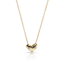 Tiffany & Co. Etiole Heart Diamond Necklace in 18K Yellow Gold 0.08 CTW
