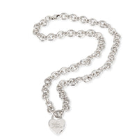 Tiffany & Co. Heart Locket Necklace in Sterling Silver