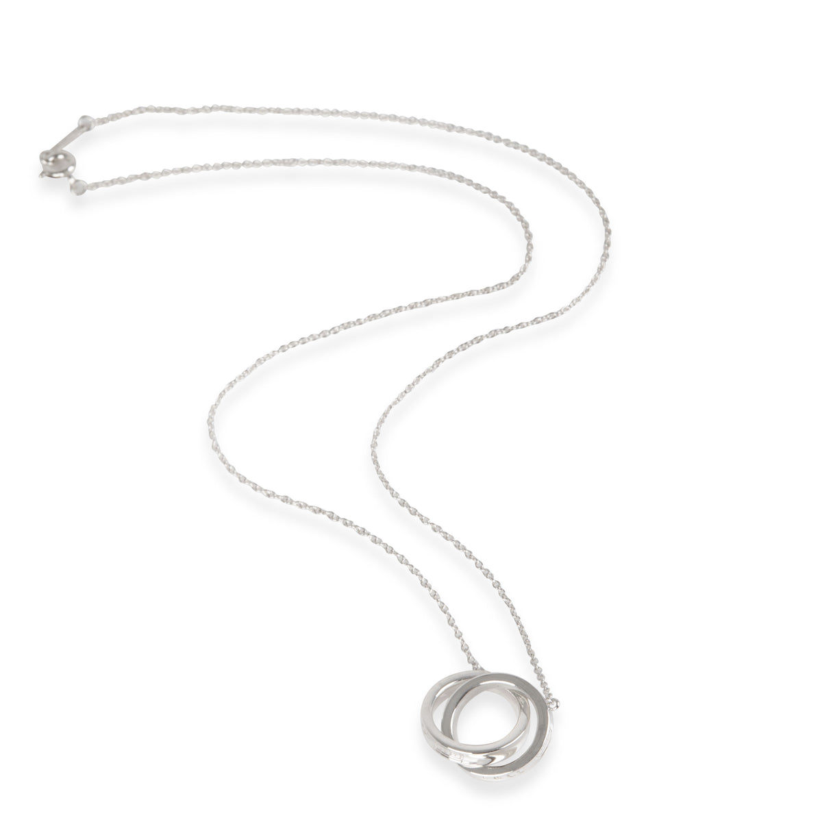 Tiffany & Co. 1837 Interlocking Circles  Necklace in  Sterling Silver