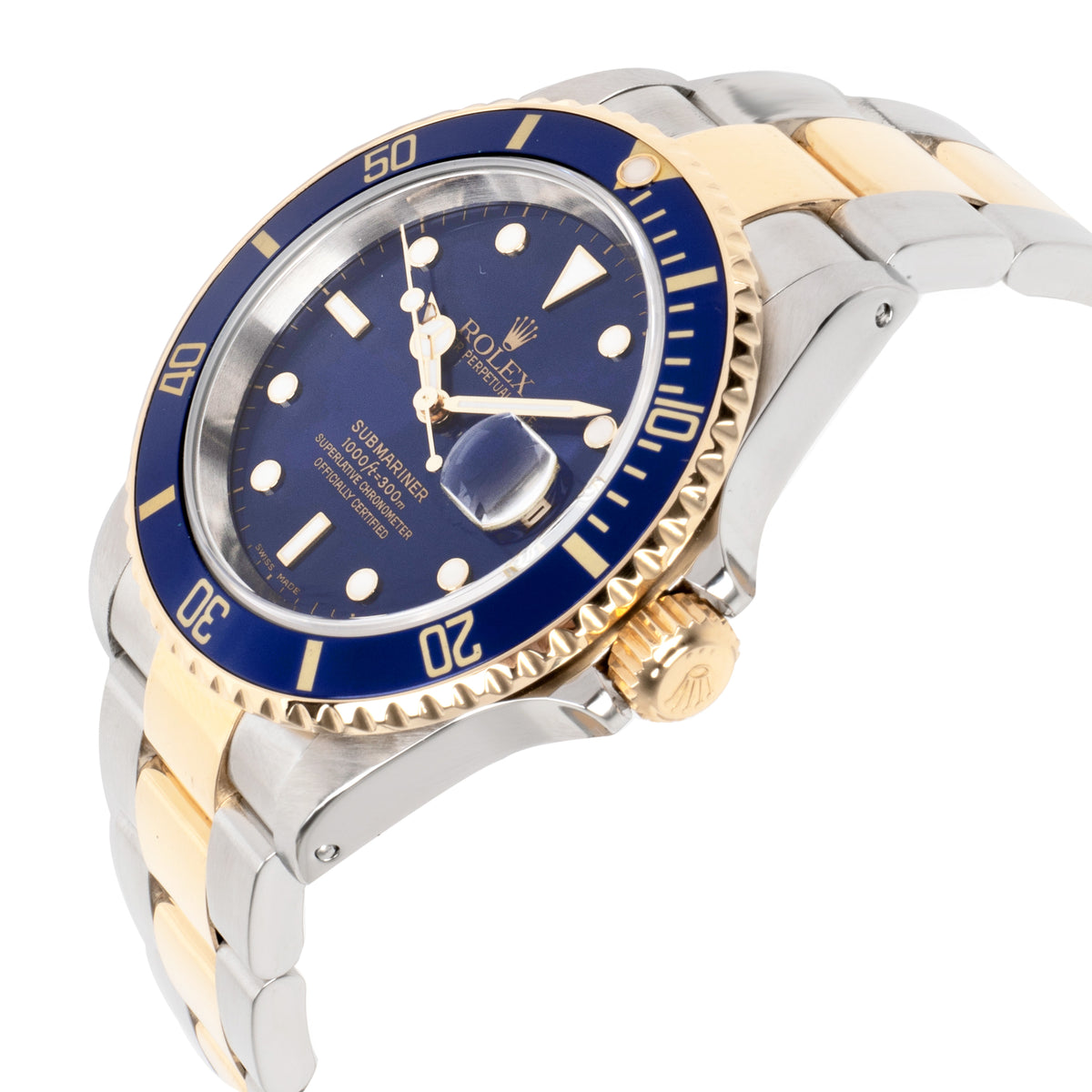 Rolex Submariner 16613 Men's Watch in 18kt Yellow Gold/Steel