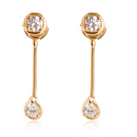 Van Cleef & Arpels La Pluie Diamond Drop Earrings in 18K Yellow Gold D VVS1 1