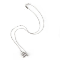 Chopard Happy Diamonds Heart Necklace in 18K White Gold 0.15 CTW