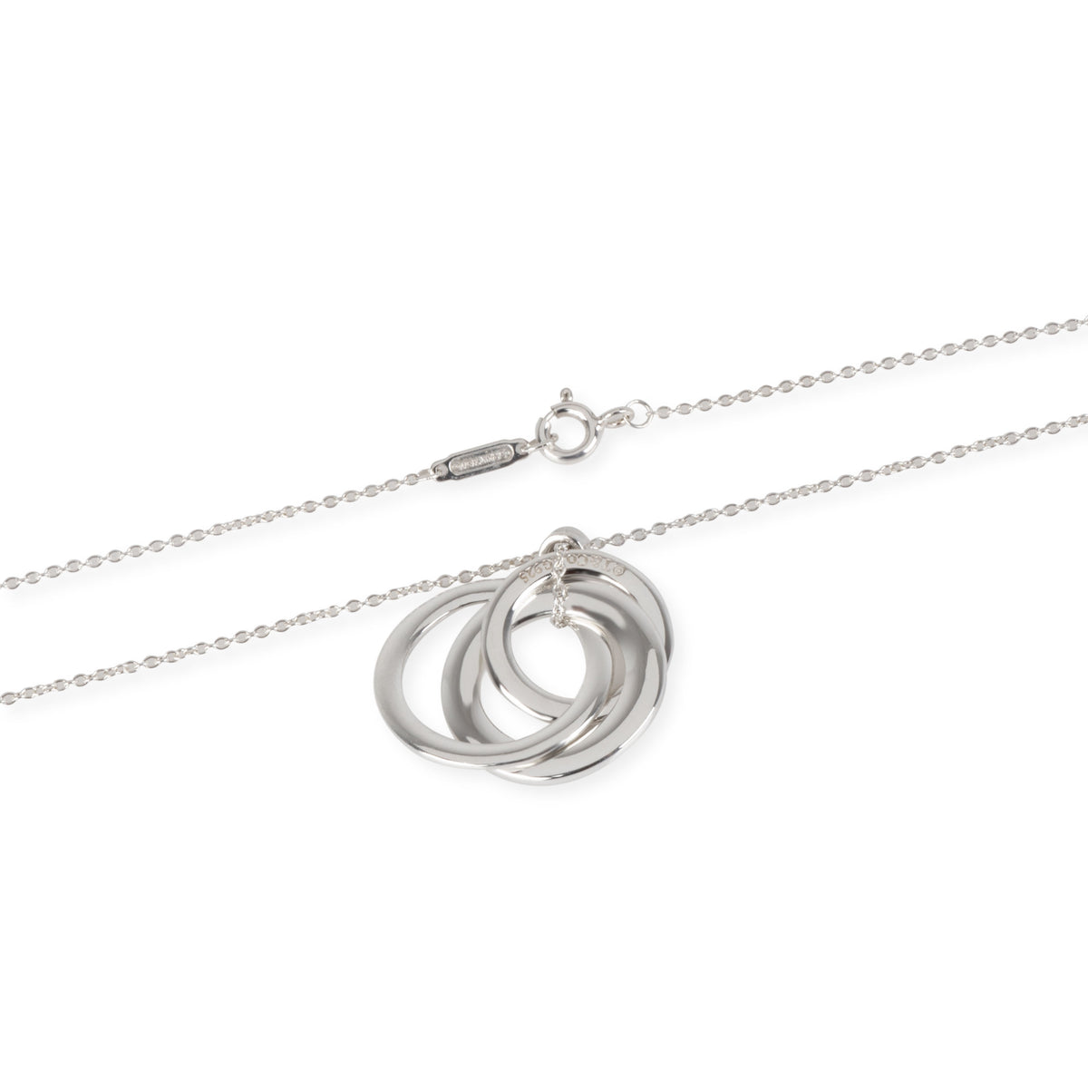 Tiffany & Co. Tiffany 1837 Interlocking Circles Necklace in  Sterling Silver