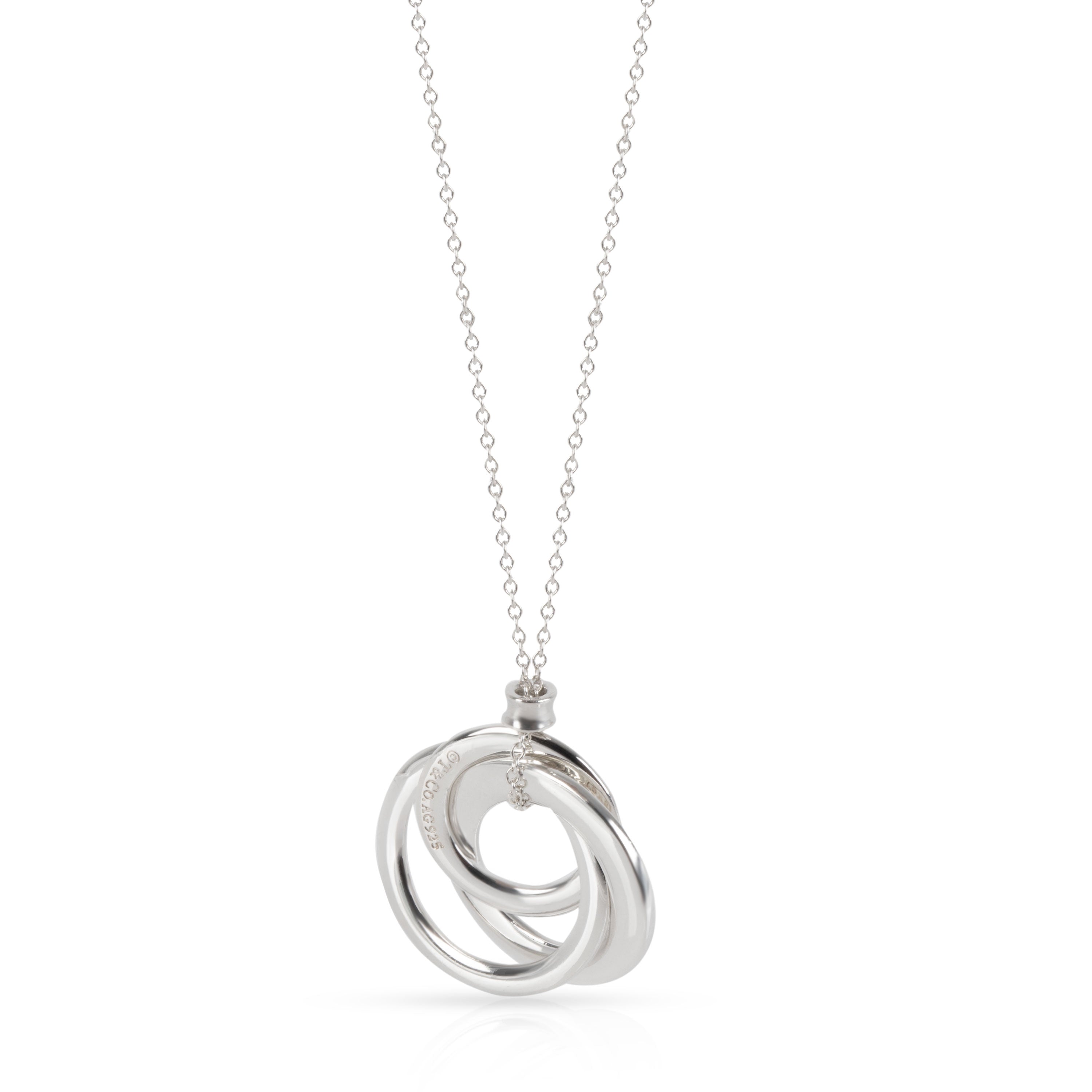Tiffany & Co.1837 Triple Interlocking Circles Lariat Necklace in Sterling  Silver | myGemma | Item #108425