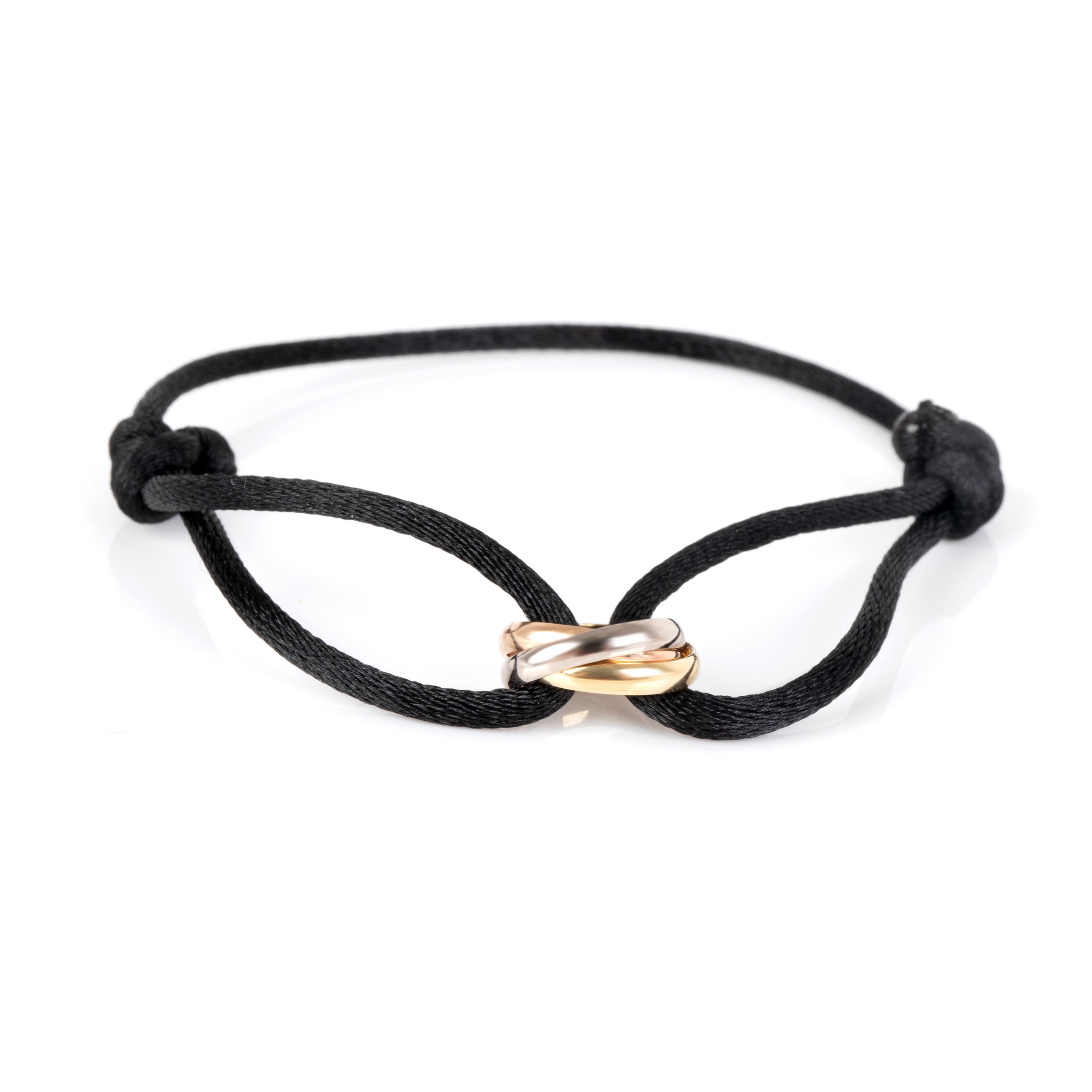 Cartier Trinity Cord Bracelet in 18K 3 Tone Gold – myGemma| Item