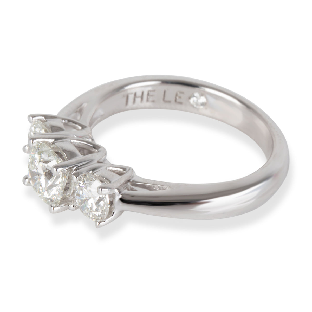Kay Leo Diamond Three Stone Diamond Engagement Ring in 14K Gold IGI G-H VS2-SI1