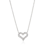 Tiffany & Co. Diamond Heart Necklace in  Platinum 0.25 CTW