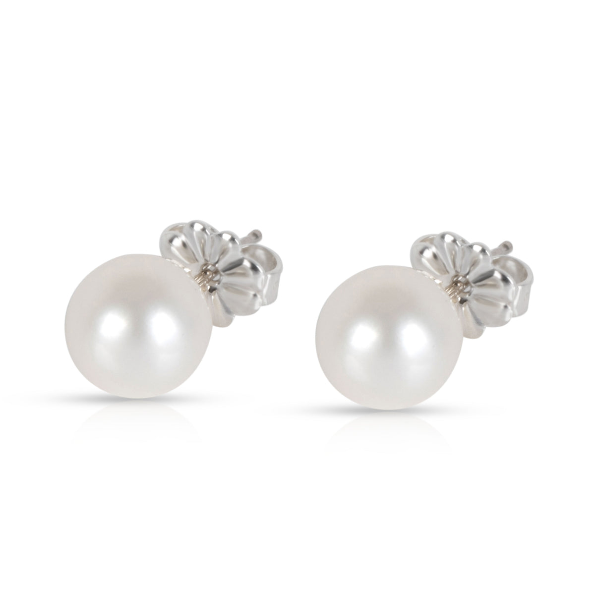 Tiffany & Co. Pearl Stud Earring in Sterling Silver 7.5 mm