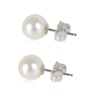 Tiffany & Co. Pearl Stud Earring in Sterling Silver 7.5 mm