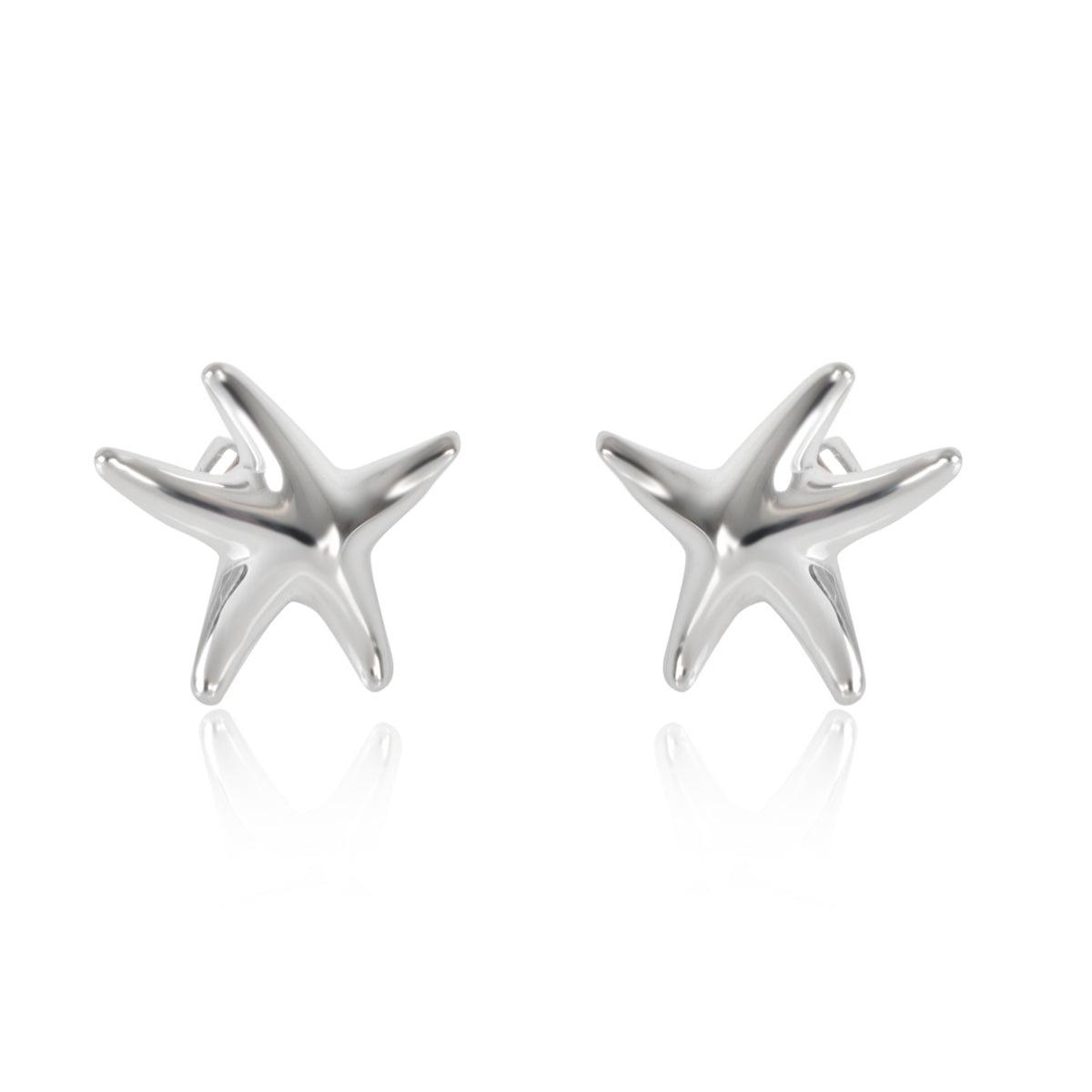 Tiffany & Co. Elsa Peretti Starfish Stud Earrings in Sterling Silver