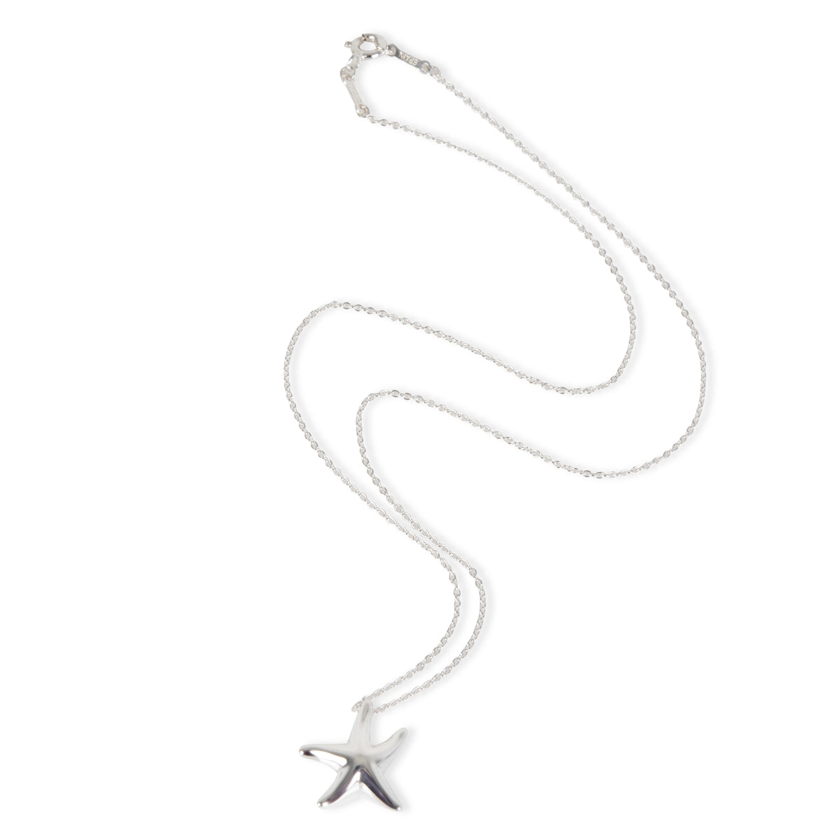 Tiffany & Co. Elsa Peretti Starfish Necklace in  Sterling Silver