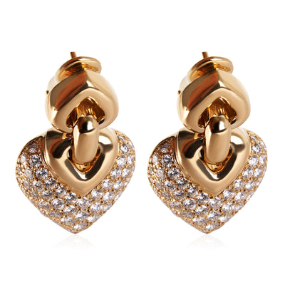 Bvlgari  Diamond Earrings in 18K Yellow Gold 3 CTW