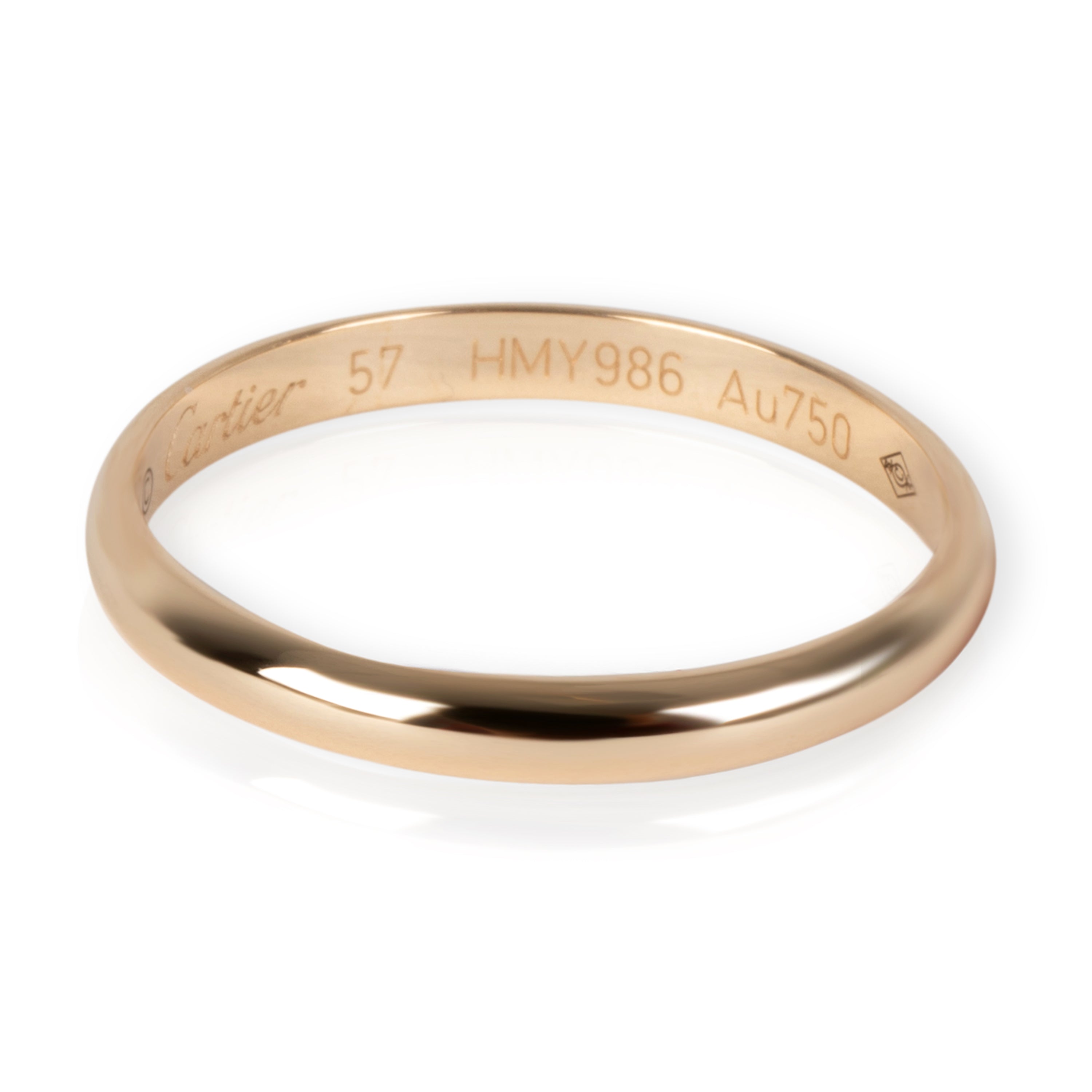 Cartier 1895 Wedding Band in 18K Yellow Gold by WP Diamonds