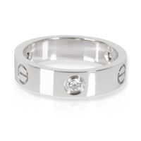 Cartier Love Diamond Band in 18K White Gold 0.22 CTW