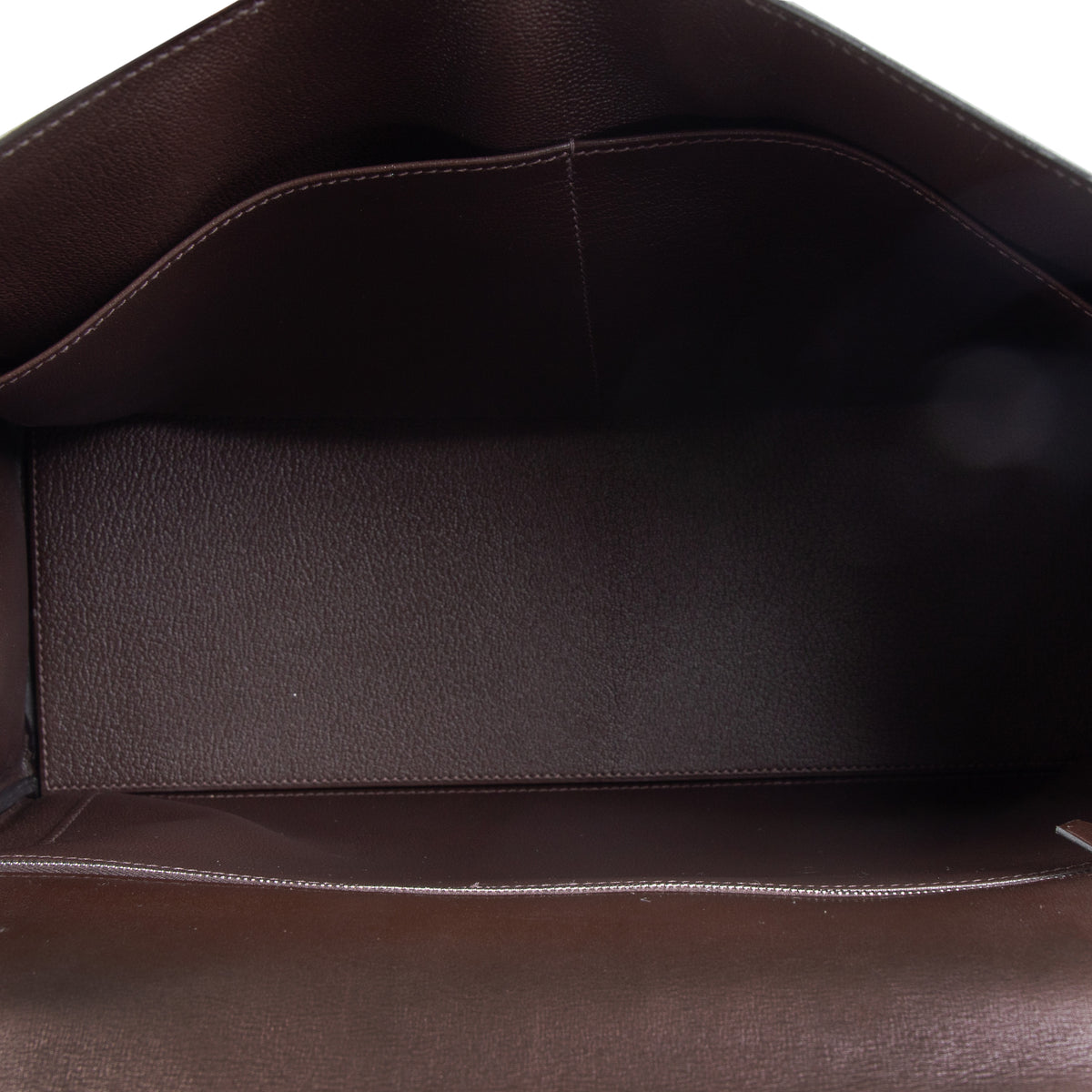 Hermès Chocolate Box Calf Leather & Canvas Kelly Lakis 35 Bag – FashionsZila