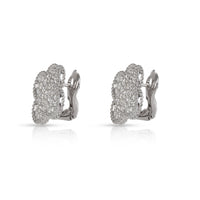 Van Cleef & Arpels Magic Alhambra Diamond Earrings in 18K White Gold 2.13 CTW