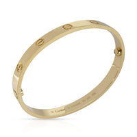 Cartier Love Bracelet in 18K Yellow Gold Size 17