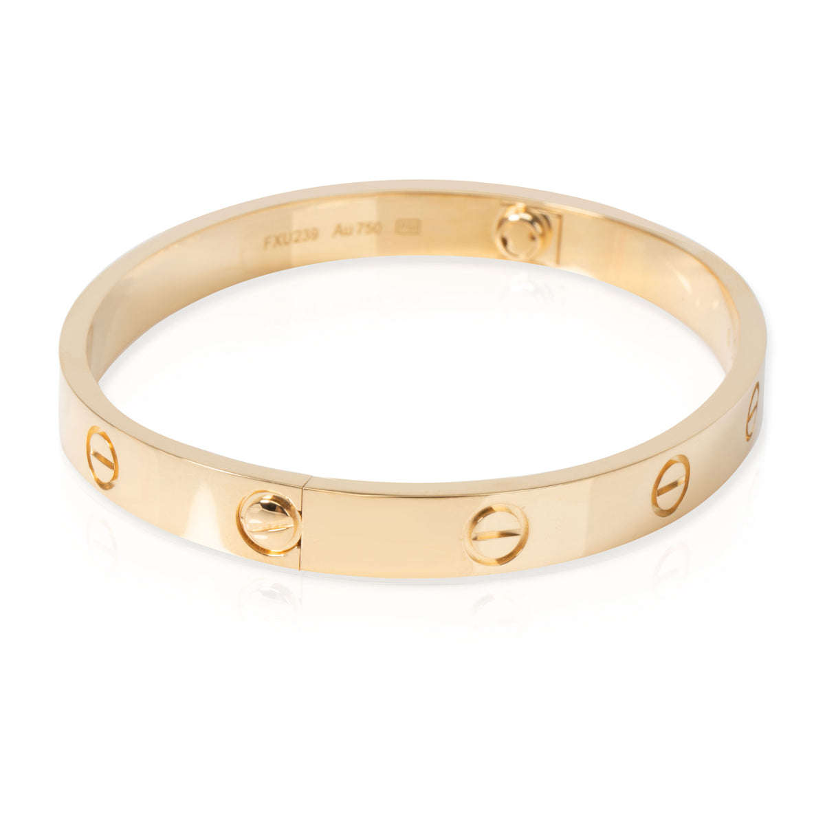 Cartier Love Bracelet in 18K Yellow Gold Size 17