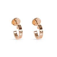 Cartier Love Huggie Earrings in 18K Rose Gold