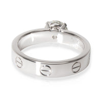 Cartier Love Diamond Engagement Ring in 18K White Gold 1.08 CTW