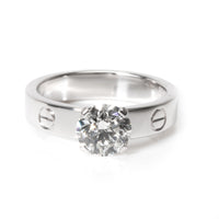 Cartier Love Diamond Engagement Ring in 18K White Gold 1.08 CTW