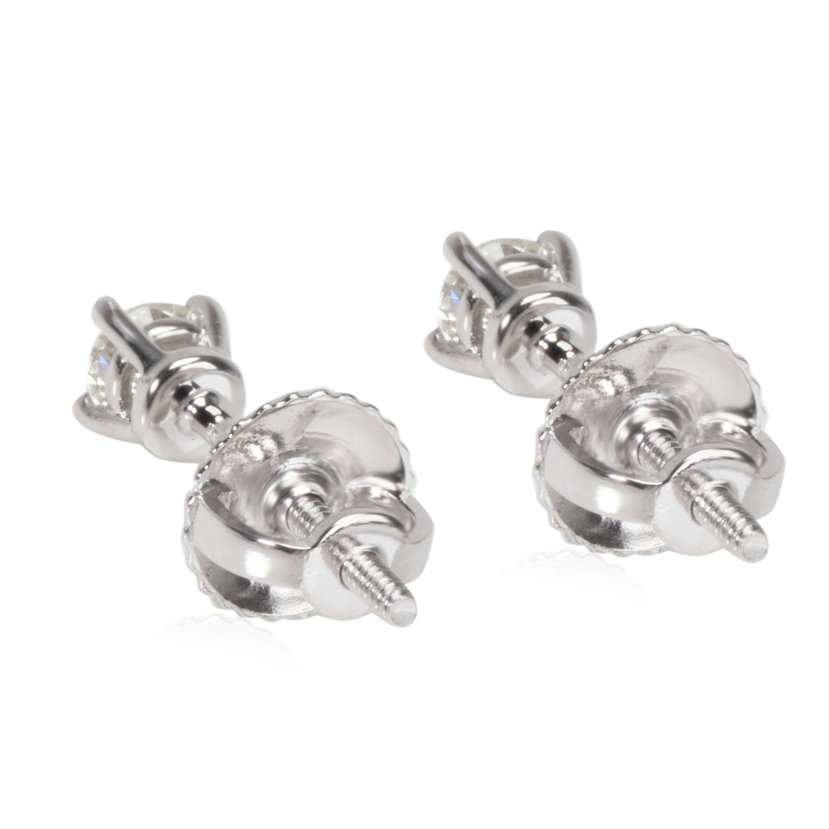 Tiffany & Co. Diamond Stud Earrings in  Platinum 0.24 CTW