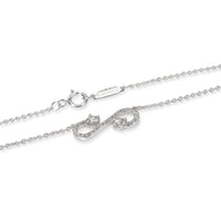 Tiffany & Co.  Enchant Diamond Necklace in  Platinum 0.23 CTW