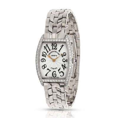 Franck Muller Cintree Curvex 1752 QZ D Women's Watch in 18KT White Gold