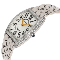 Franck Muller Cintree Curvex 1752 QZ D Women's Watch in 18KT White Gold