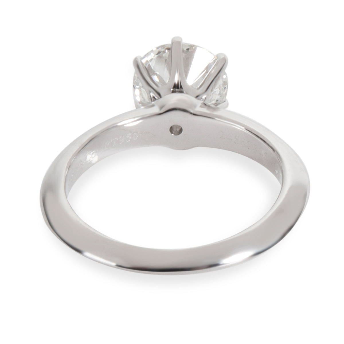 Tiffany & Co. Solitaire Diamond Engagement Ring in Platinum (1.50 ct G/VS2)