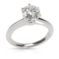 Tiffany & Co. Solitaire Diamond Engagement Ring in Platinum (1.50 ct G/VS2)