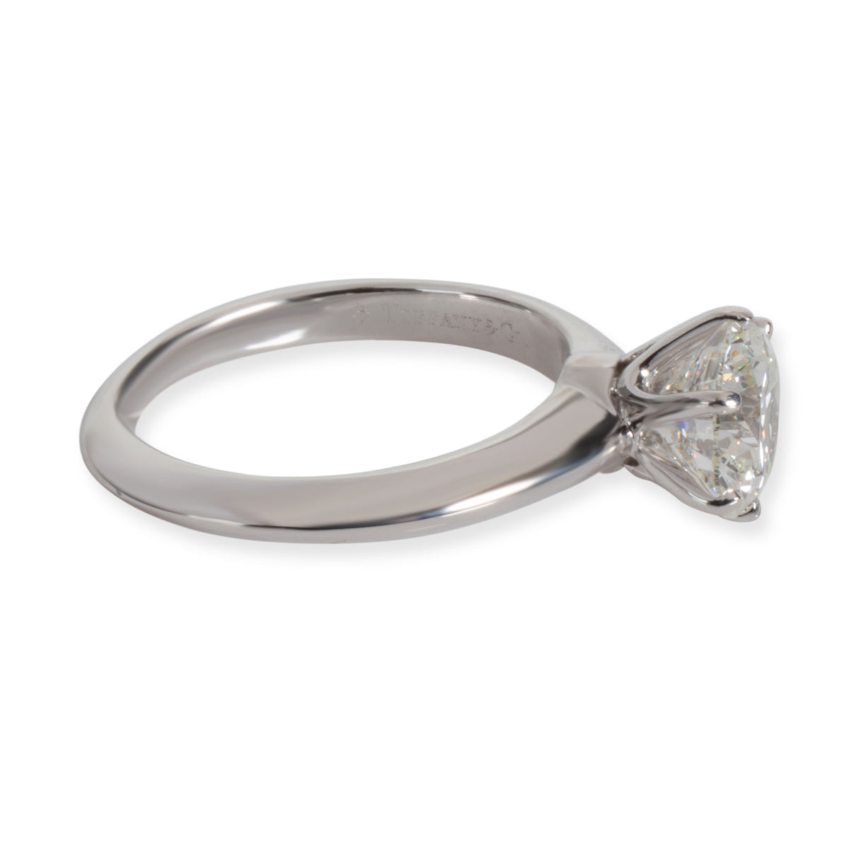 Tiffany & Co. Solitaire Diamond Engagement Ring in Platinum (1.50 ct G/VS2)