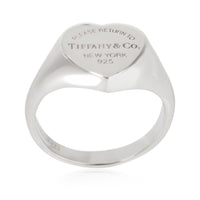 Tiffany & Co. Return to Tiffany Heart Signet Ring in  Sterling Silver