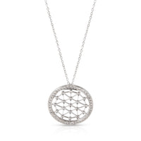 Tiffany & Co. Viole Diamond Necklace in  Platinum 0.38 CTW