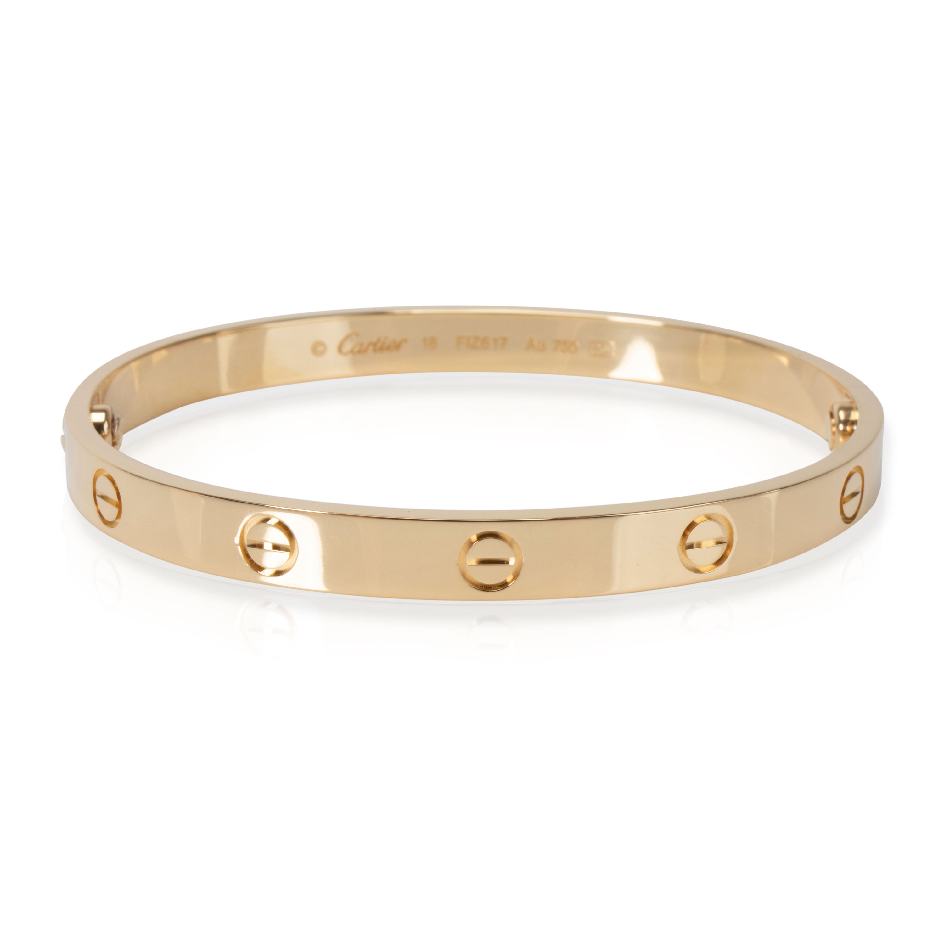 Cartier bracelet clearance price gold