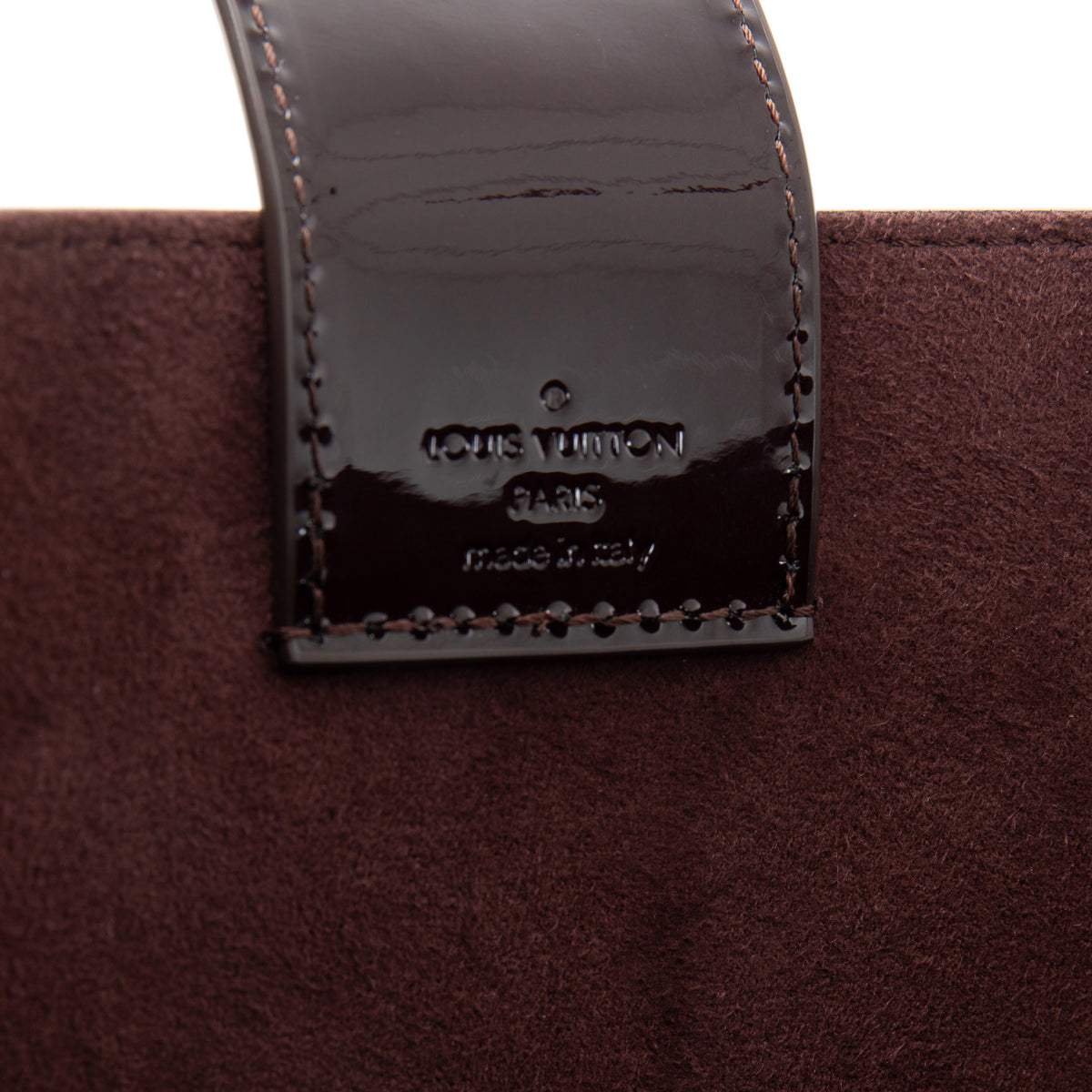 Louis Vuitton Amarante Vernis Long Beach MM Tote Bag