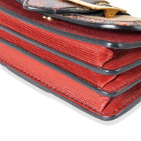 Burberry Multi-Color Patchwork Snakeskin & Leather Buckle Bag