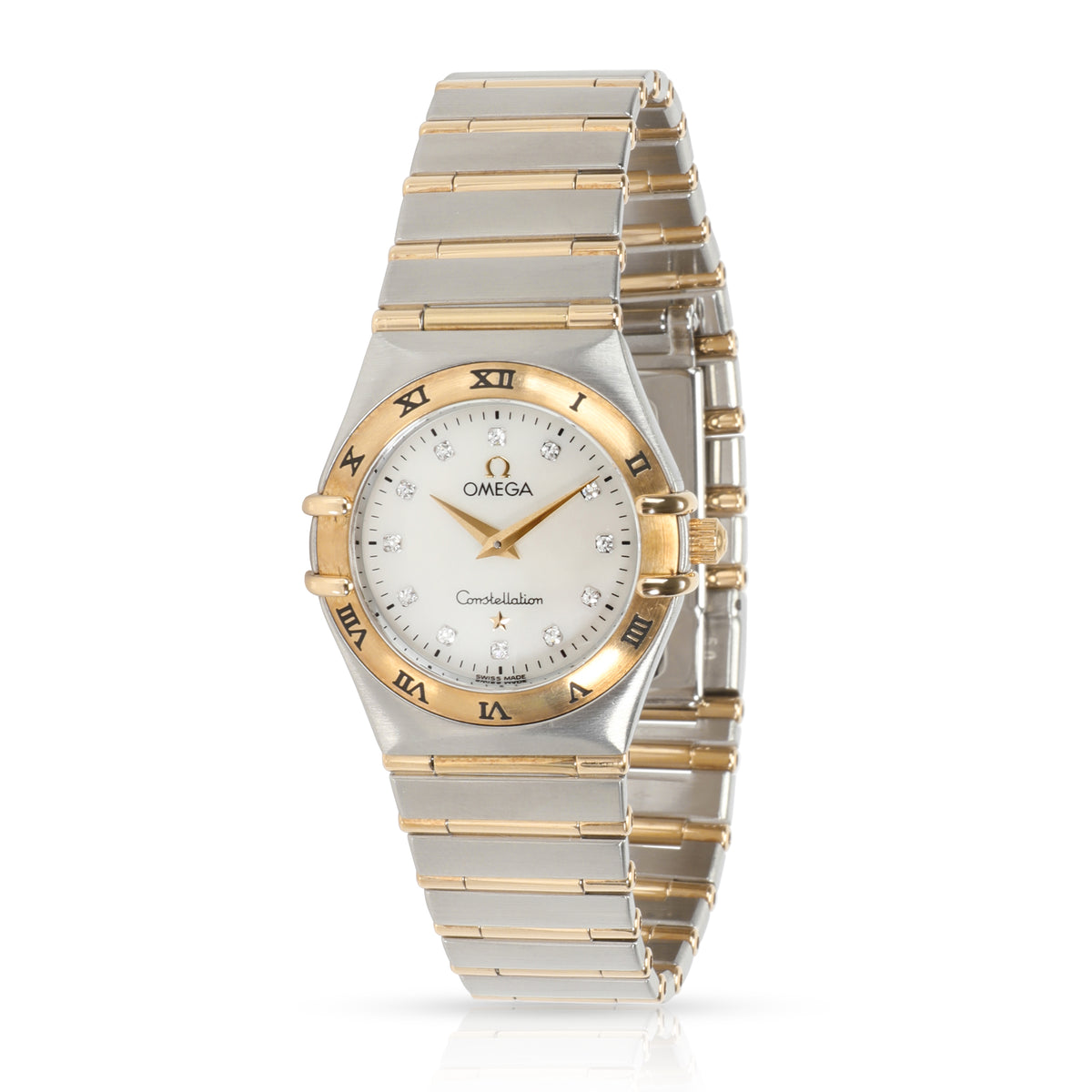 Omega Constellation 1272.75.00 Women's Watch in 18kt Stainless Steel/Yellow Gold