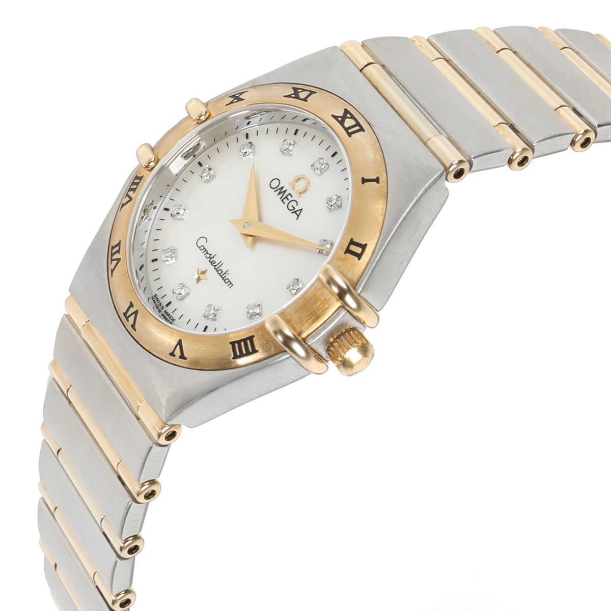 Omega Constellation 1272.75.00 Women's Watch in 18kt Stainless Steel/Yellow Gold