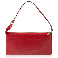 Louis Vuitton Red Epi Leather Pochette Accessoires