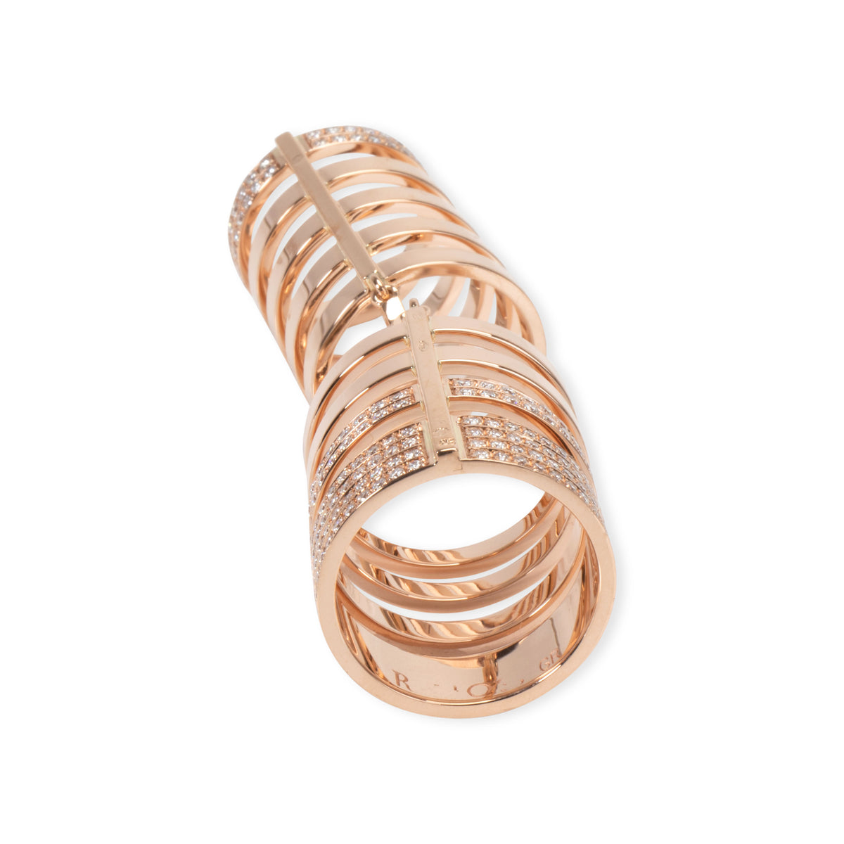 Repossi Berbere Diamond Ring in 18K Rose Gold 1.6 CTW