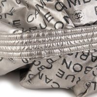 Chanel Silver Coated Nylon Unlimited Ligne Hobo Bag