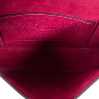 Valentino Magenta Grainy Calfskin Rockstud Medium Crossbody Bag